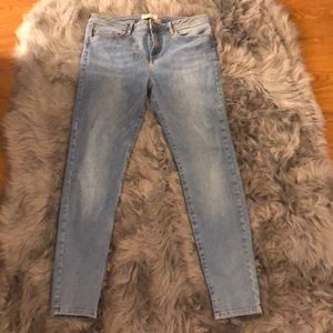 Light denim jeans